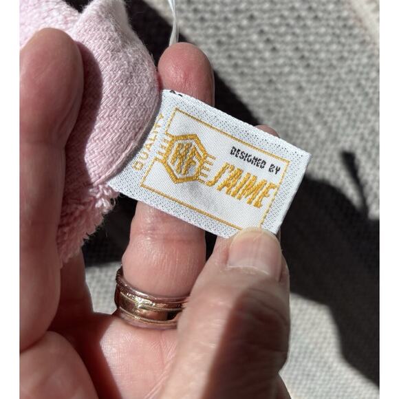 J’aime Bath Towel 100% Cotton MCM Pink Plush Vintage Brazil 64x31 Sheet - Picture 4 of 8